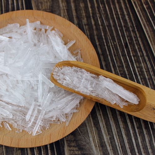 天然薄荷脑 中药材高出度薄荷冰醇 药用级晶体1斤装500g【图片 价格