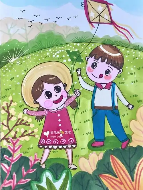 万物生长不负春光放风筝09