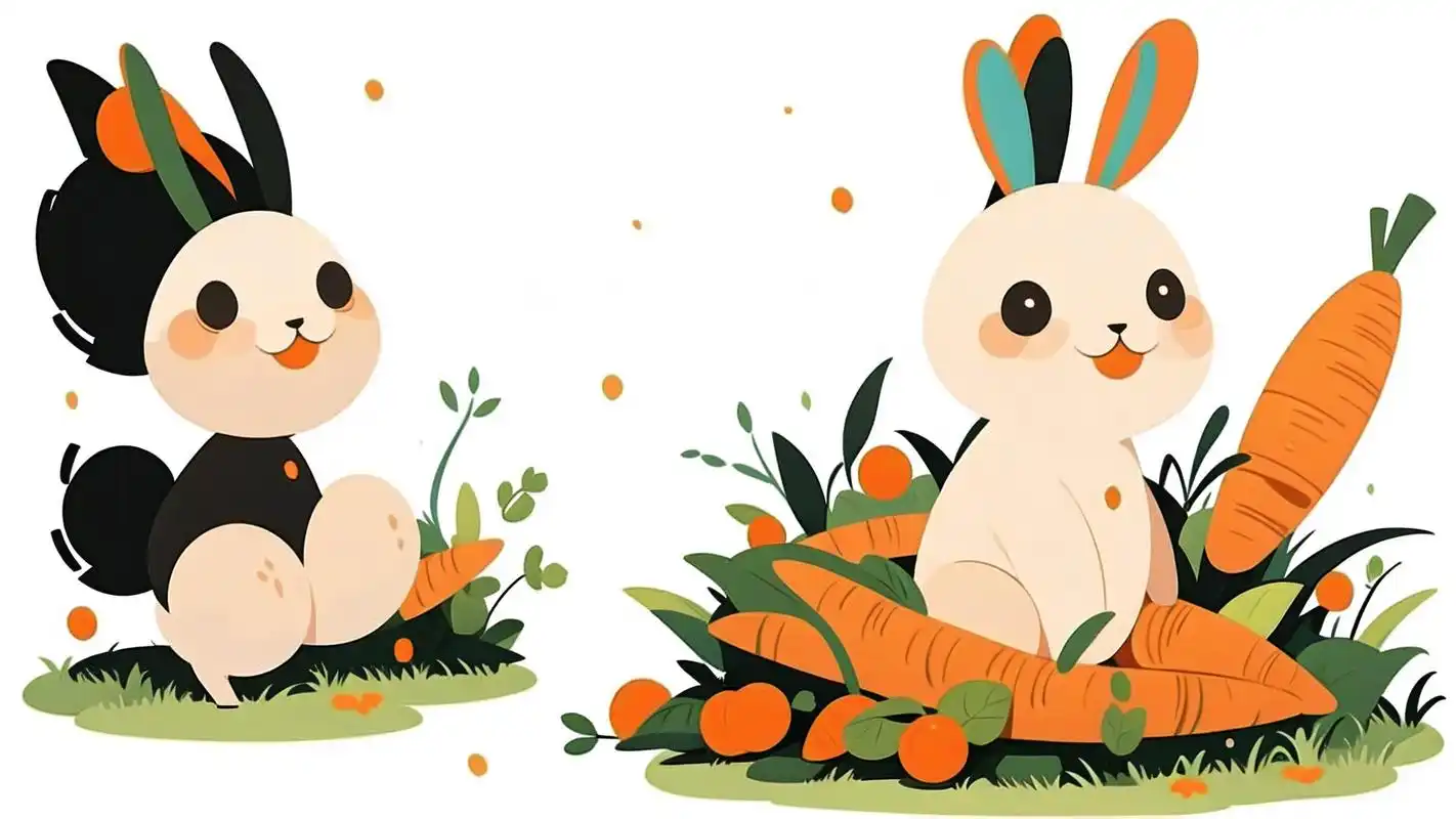 04来看看这些超级可爱的兔子壁纸吧!