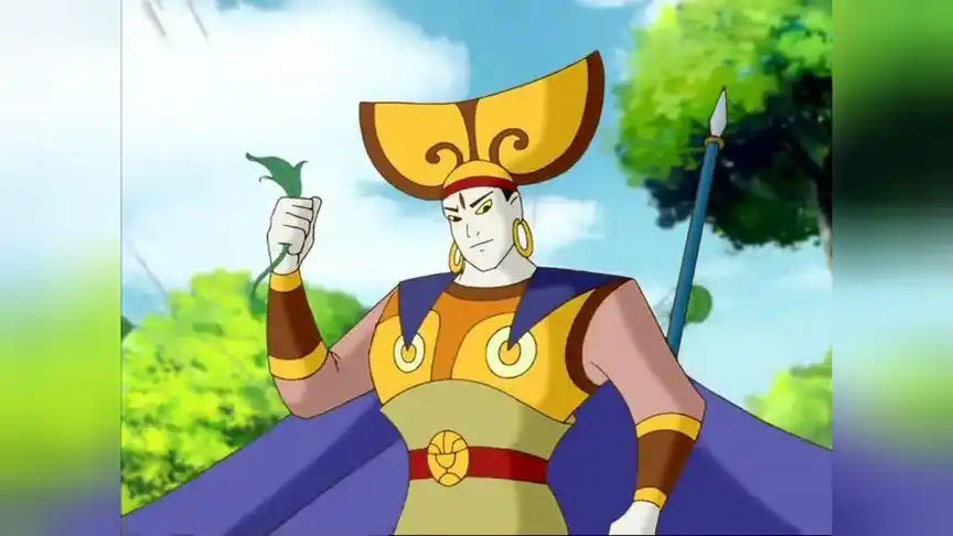 哪吒千辛万苦得来镇风草,没想到被二郎神一个变身就骗走了