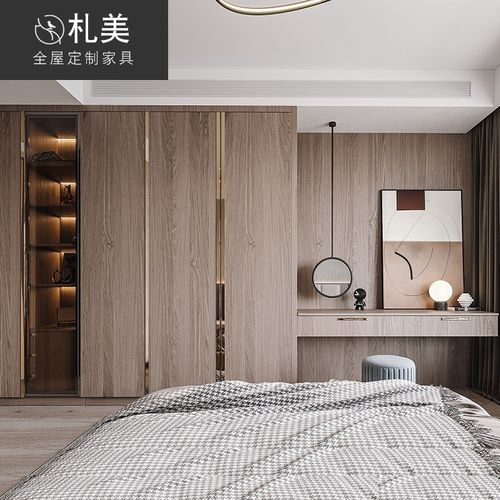 嘉兴本地厂家全屋定制衣柜千年舟简约衣柜儿实木颗粒板简约效果图
