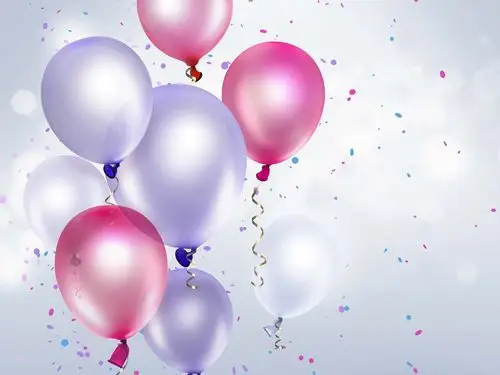 美丽的彩色气球高清图片