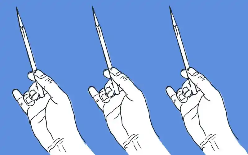 【素描入门】握笔/测量比例的方法