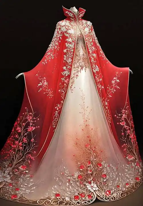 中式婚纱vs西式婚纱,不同的风格,同样的美_礼服_时尚_气质