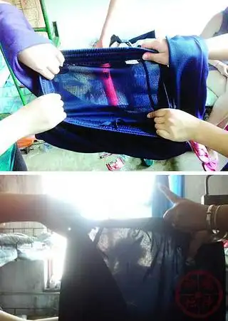 河北某中学发半透明校服--致使内衣若隐若现