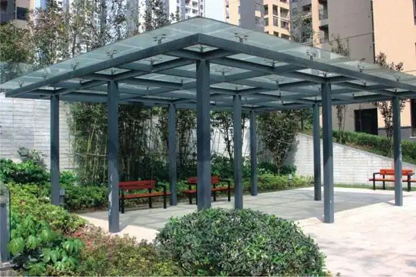 德州钢结构户外凉亭定制别墅钢结构凉亭报价