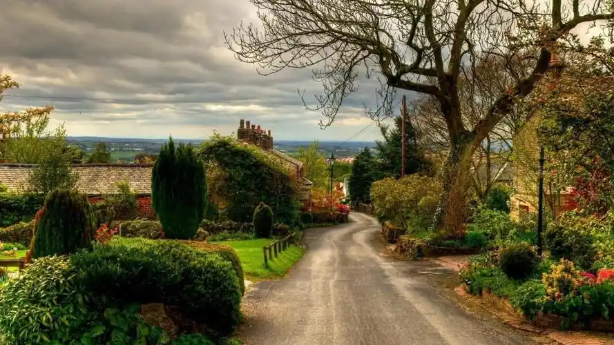 清新唯美的乡村田园美景