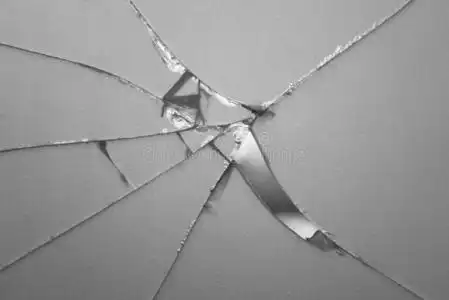 玻璃镜子破碎的镜子破碎的采用许多一件.