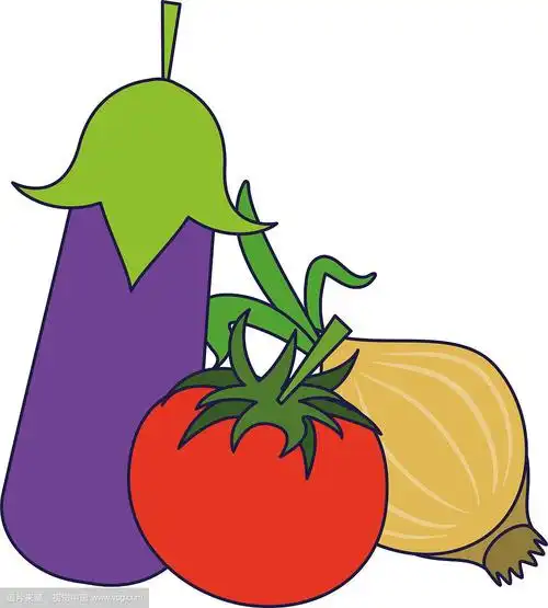 新鲜蔬菜卡通