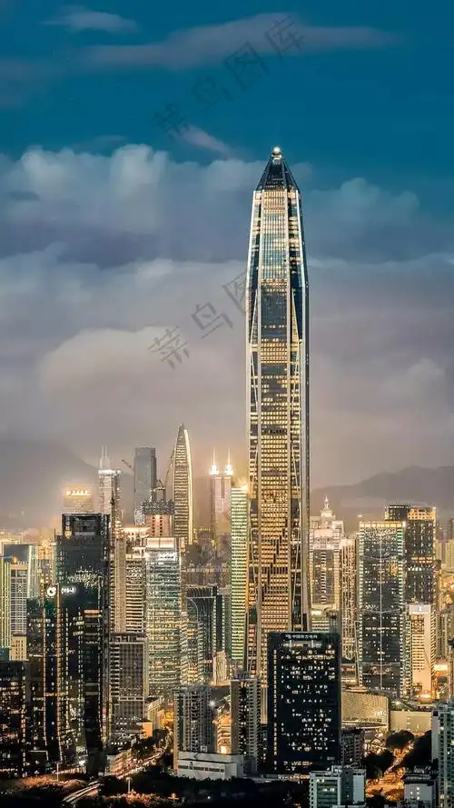 香港城市夜景高清摄影图片 - 菜鸟图库