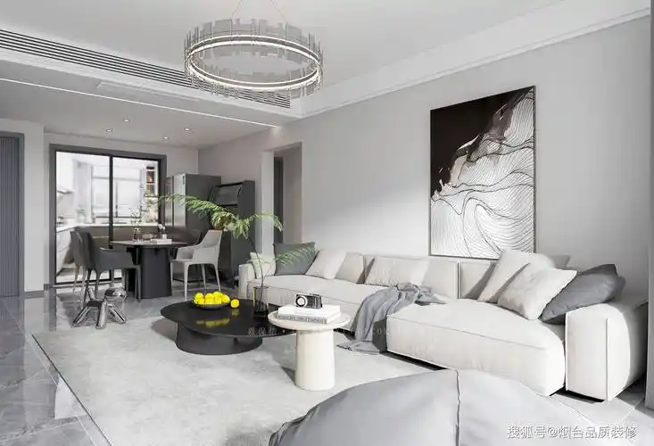 烟台装修 ▏住进现代黑白灰风格新家,祥隆都会里130平装修案例_空间