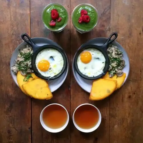 但在遥远的英国伦敦,有一对情侣却把两个人的早餐做