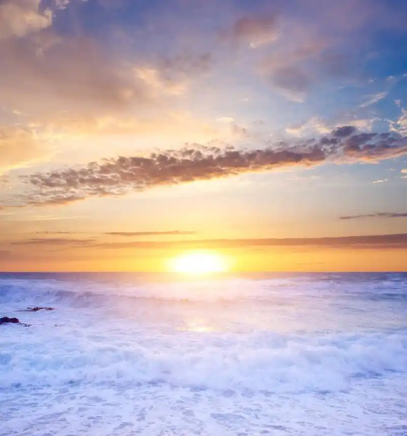 海上日出,海上日出的美丽景色