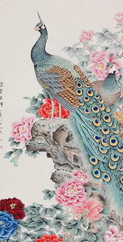 进门玄关摆什么最好,完美花鸟画错过后悔一辈子_寓意_国画_梅花