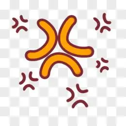 手绘卡通综艺生气装饰素材