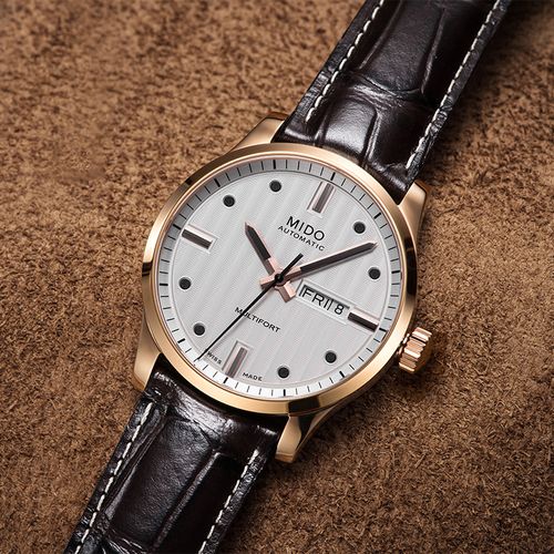 mido美度舵手双日日历机械皮带表男m0054303603180瑞士腕表