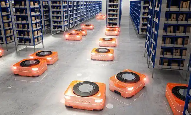 华北工控工控机agv移动机器人助力仓储行业灵活运输