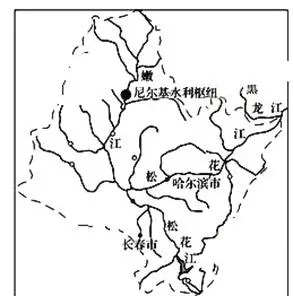 下图为松花江流域水系示意图读图回答下面小题1嫩江是一条美丽富饶之