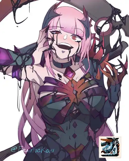 分享娘化的怪物看起来凶猛的怪物全部都爱住了