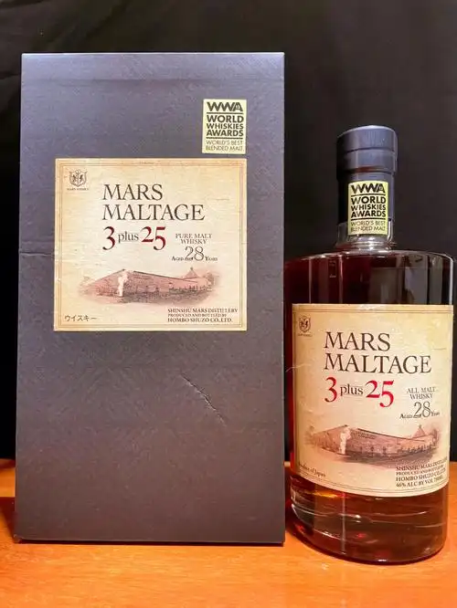 whiskybase评分89.49鹿儿岛熟成3年,信州熟成25年.