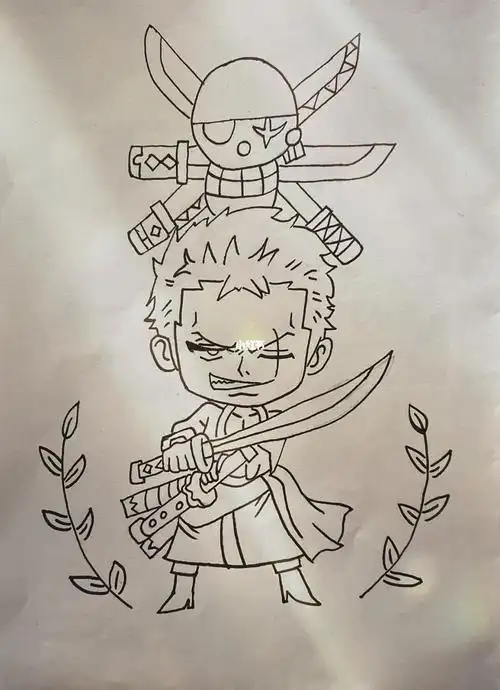 q版索隆|简笔画