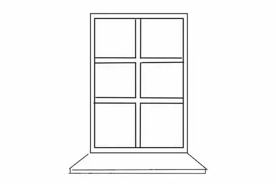 窗户,简易画法,步骤图解,教程,简笔画图片