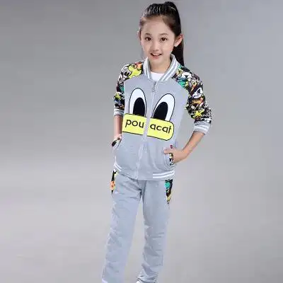 女童中大童9秋天8小孩女孩7运动套装长袖6儿童10秋冬季衣服装12岁