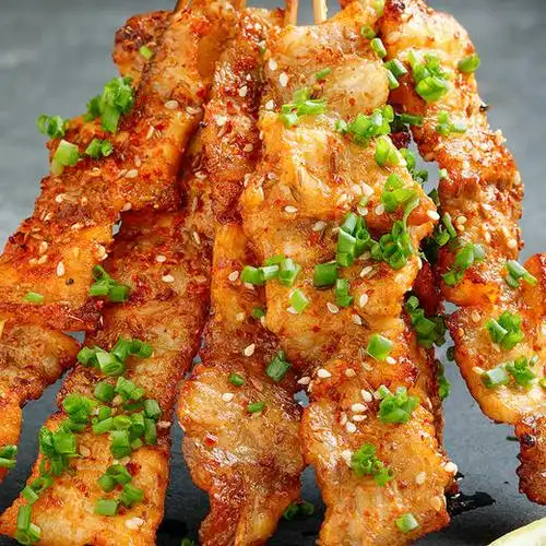 香辣五花肉片10串烧烤食材半成品重庆仓无货