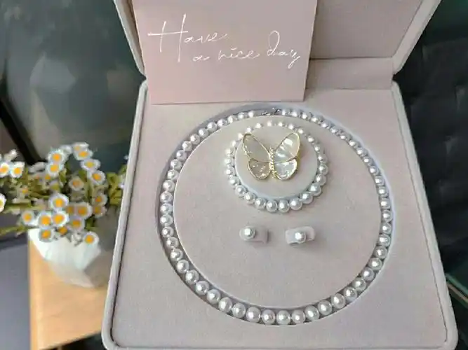 天然珍珠四件套高档礼物