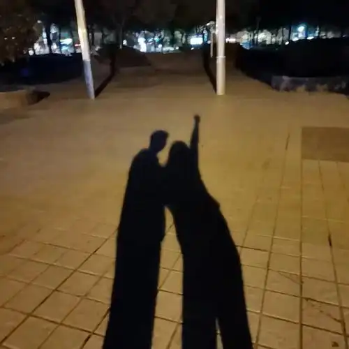 男朋友  #恋爱  #路灯下拍照  #路灯下的情侣  #影子拍照