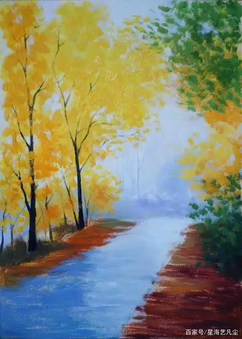 色彩风景教程步骤图解.by:冰峰画艺工作室