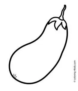 简单茄子的空白图形下载