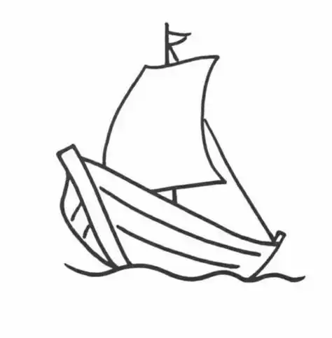 小船简笔画小船简笔画简单又好看