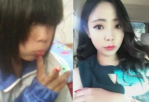 女生节网友晒对比照片:真是女大十八变!