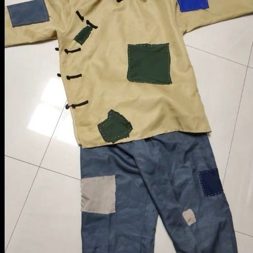 66包邮叫花子古装服装乞丐服演出儿童男女古代要饭衣服济公破烂病丁