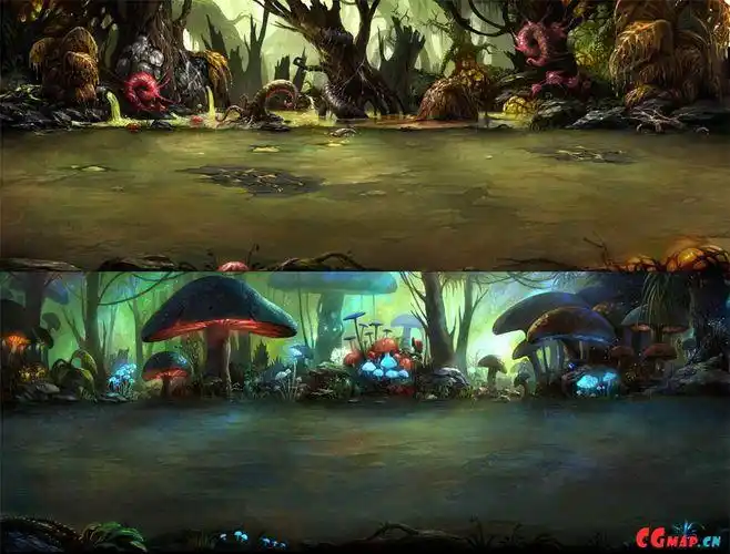 场景设计素材2d资源 全套横版场景背景74张 - 中国最大的游戏资源素材