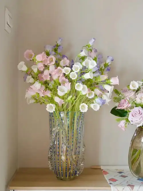 我最喜欢的草花之一风铃草