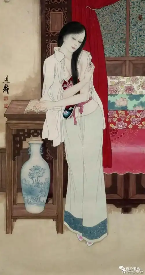 清雅圣洁,隽秀婉约|仕女画家张思俭