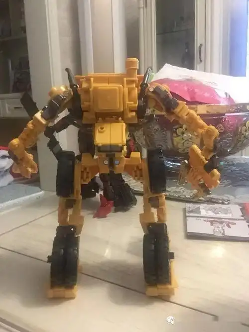 评玩具子小天硕函测评变形金刚ss60铲车有变2v级的感觉好物