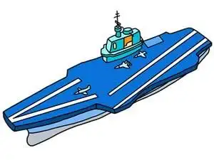 航空母舰儿童简笔画