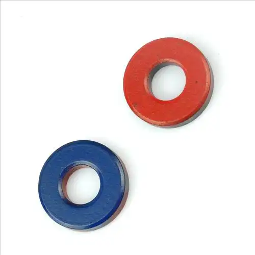 环形磁铁一对圆形磁铁初中物理实验器材中小学教学仪器