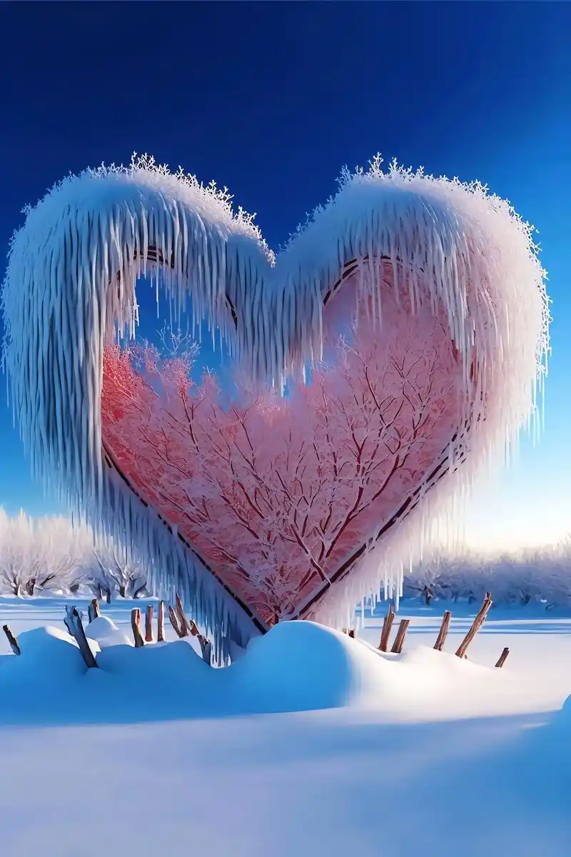 漂亮的雪景,一定要分享给你最在乎的人#最美雪景#动态壁纸  - 兑趑