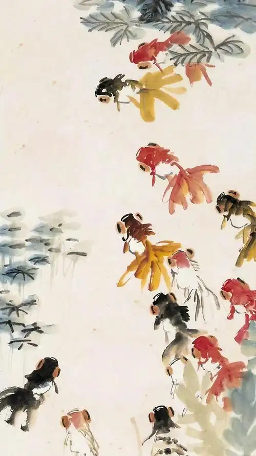 唯美国风水墨画手机壁纸