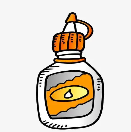 矢量手绘白色修改液