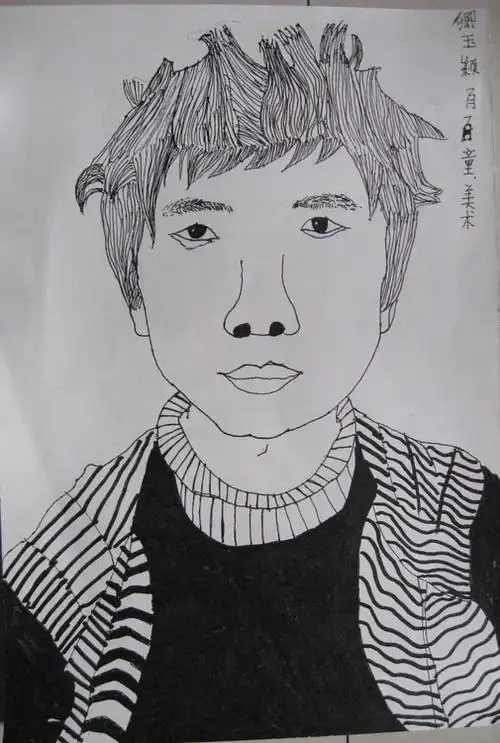 线描人物写生 - 童.画美术创意中心 - 美术创意中心