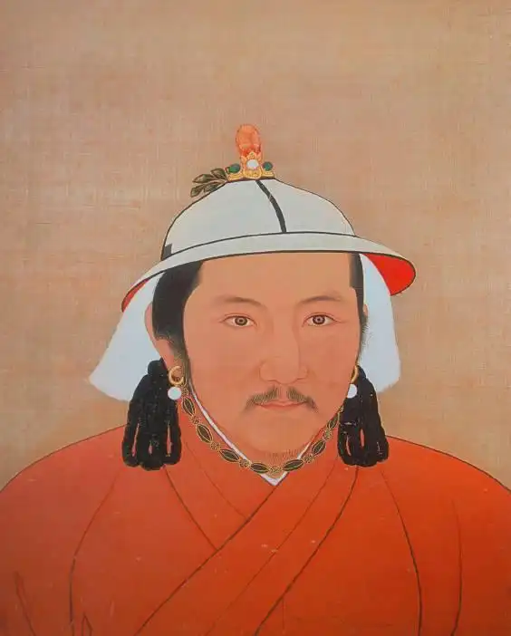 元朝11位皇帝画像,这大脸盘子也太像成吉思汗了!