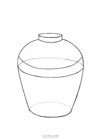酒坛 strong>简笔画 /strong>怎么画酒坛简笔画顺序