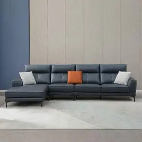 21935a全友家居家具家私转角l型高分子舒感布布艺沙发布洛克