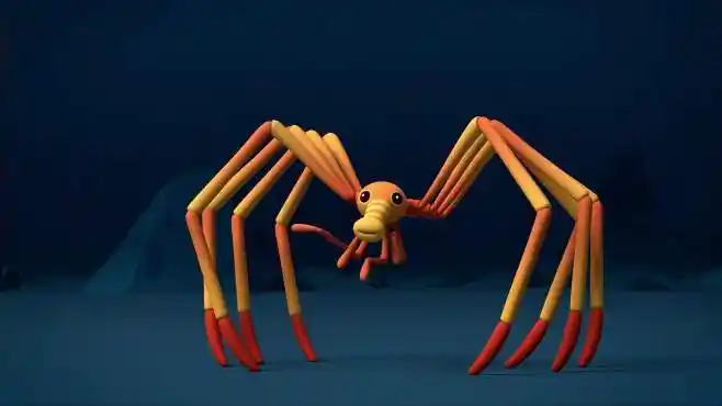 海底小纵队:巨型海蜘蛛遇到麻烦,水温越来越热,会危及他们生命