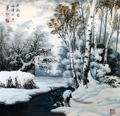 知名冰雪画家高俊峰艺术作品鉴赏|画家|艺术作品|冰雪_新浪新闻